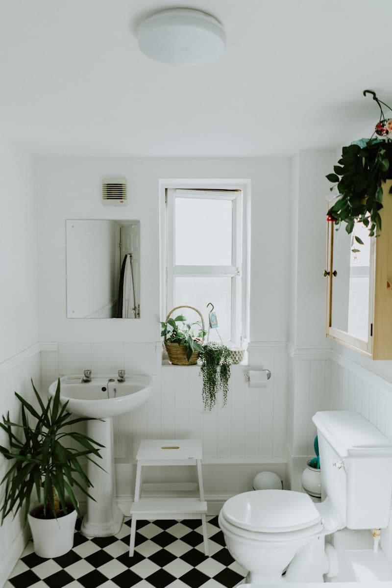 Clean bathroom